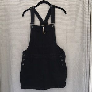 Madewell Black Shortalls